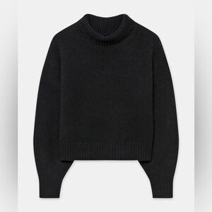 Naadam Super Luxe cashmere turtleneck with balloon sleeves XL